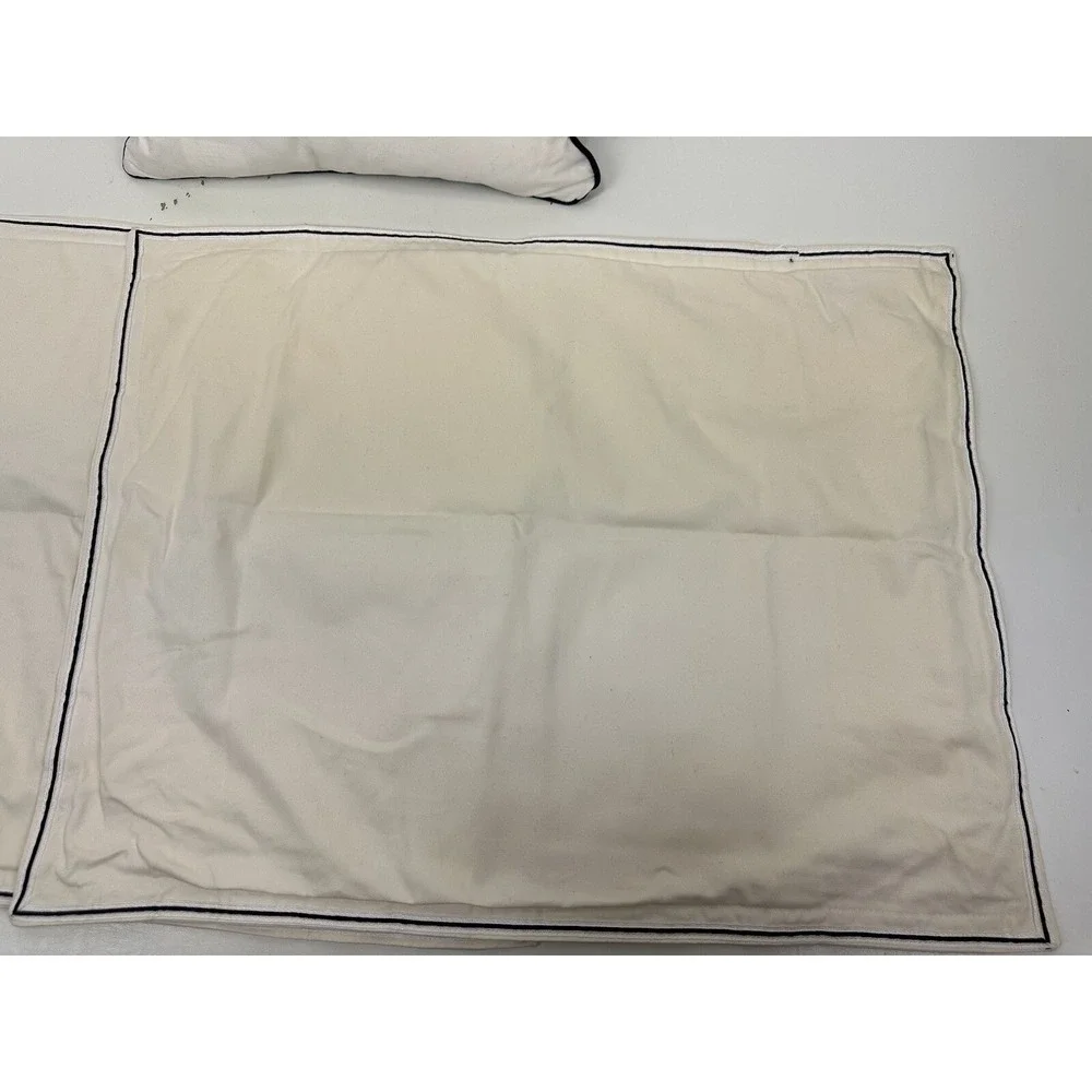 Lauren Ralph Lauren Pillow Shams and‎ Throw Pillow Made In USA White Blue